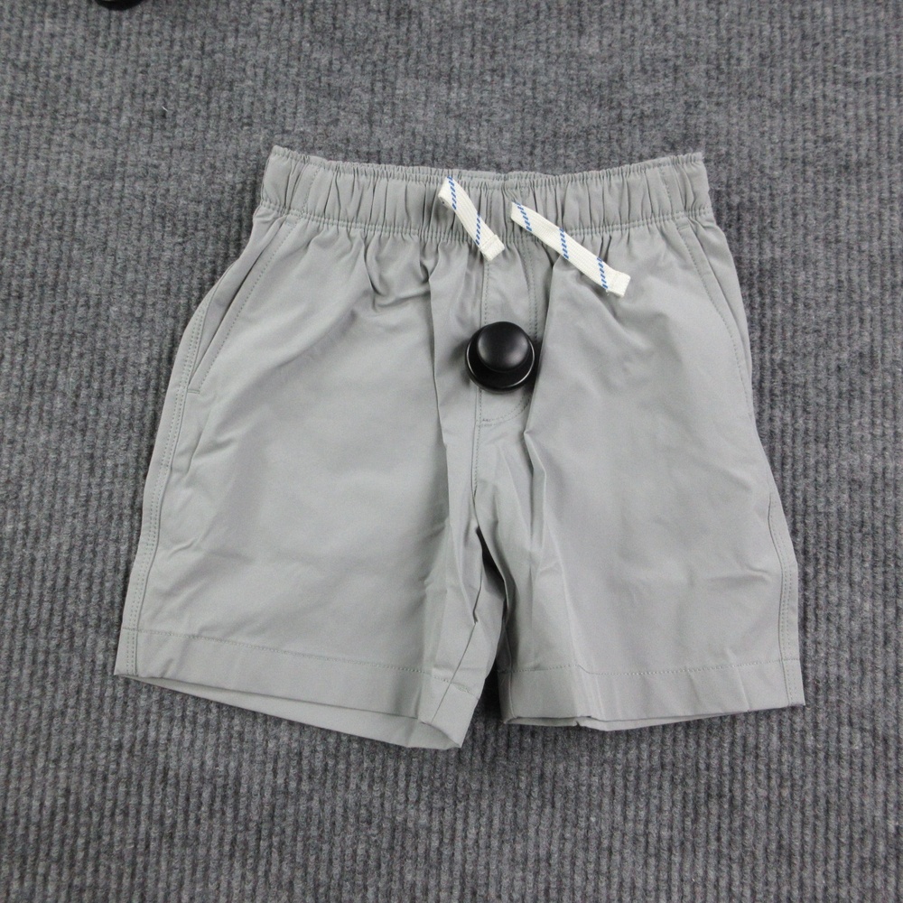 Crewcuts Shorts Boys 7 Gray Tech Short Performance Athletic Drawstring NWT